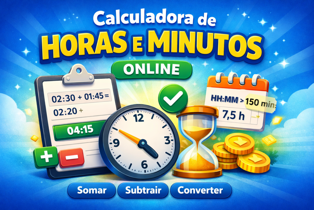 Calculadora de Horas e Minutos